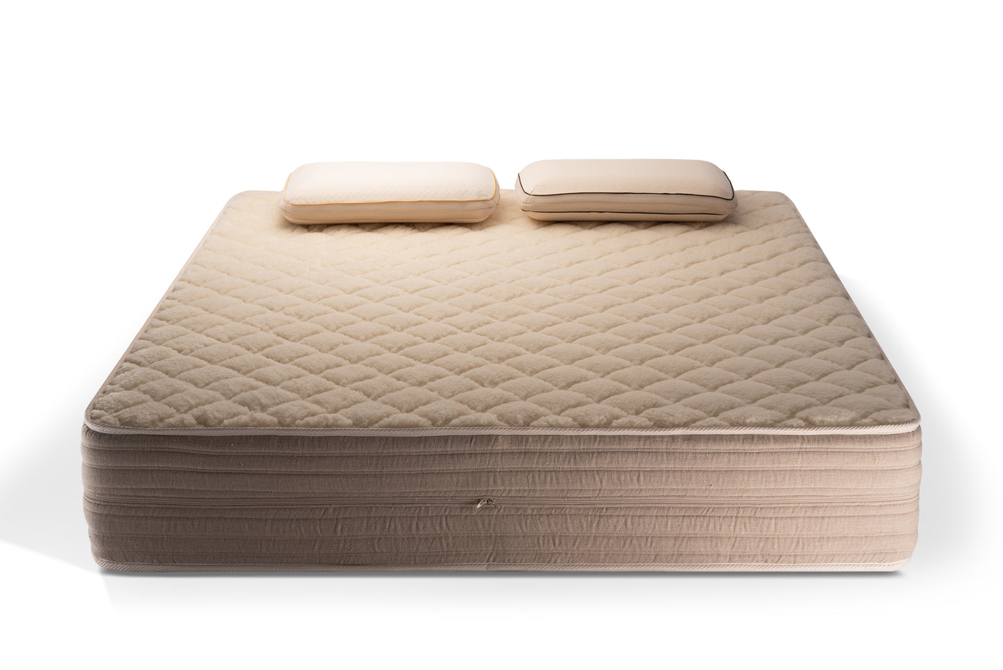 The Woolland mattress with natural wool, pure linen and multiple ortopedic foam cores