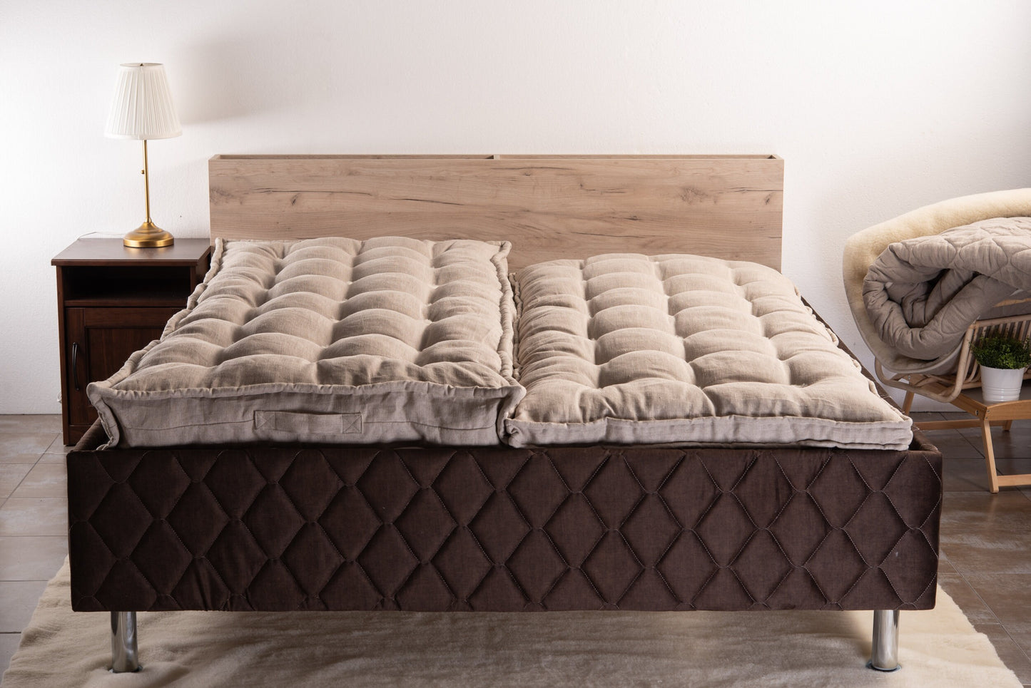 Pure Merino Wool and Linen mattress (all UK&EU sizes)